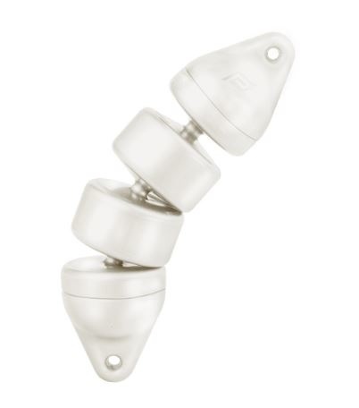 Flexibele fender wit