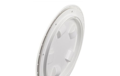 Inspectieluik rond 128 mm wit