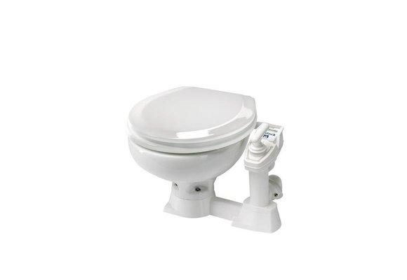 Handtoilet Sealock met kleine pot, bril en deksel kunststof wit
