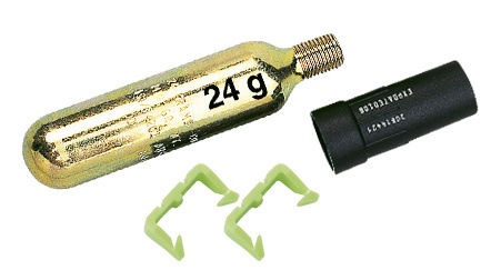 Herlaadset met 24 gr patroon, UML 5 capsule en borgclip