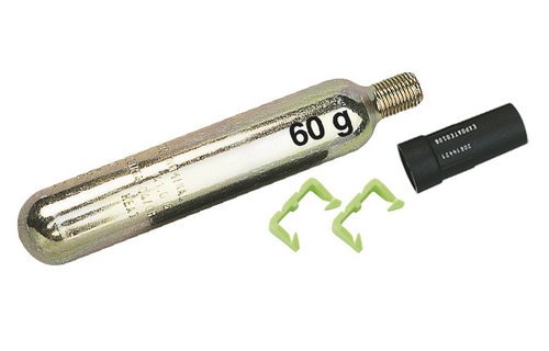 Herlaadset met 60 gr patroon, UML 5 capsule en borgclip