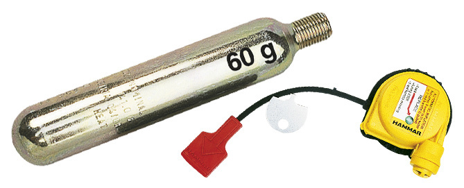 Herlaadset met 60 gr patroon, Hammar A1 mechanisme en opener