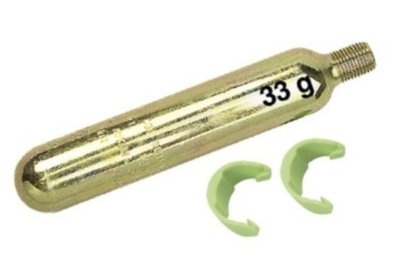 Herlaadset met 33 gr patroon en borgclip