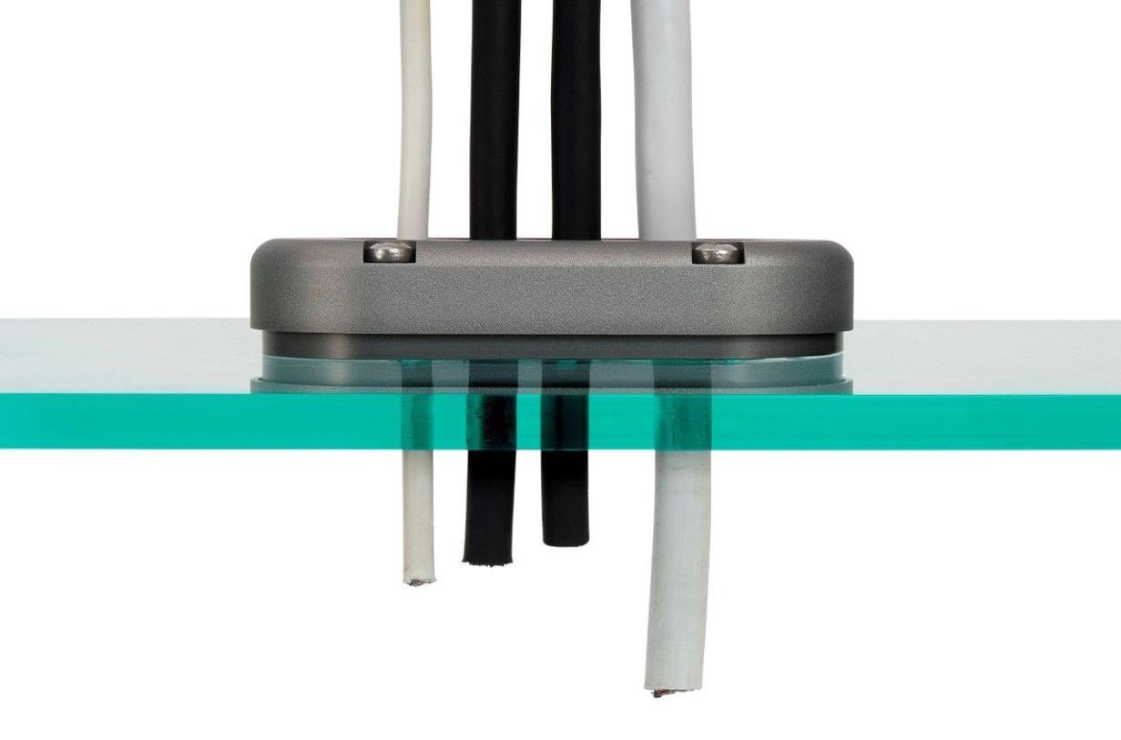 Dekdoorvoer aluminium voor meerdere kabels tot 15 mm