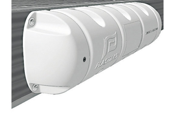 Steigerbumper halfrond Ø18 x 40 cm blauw