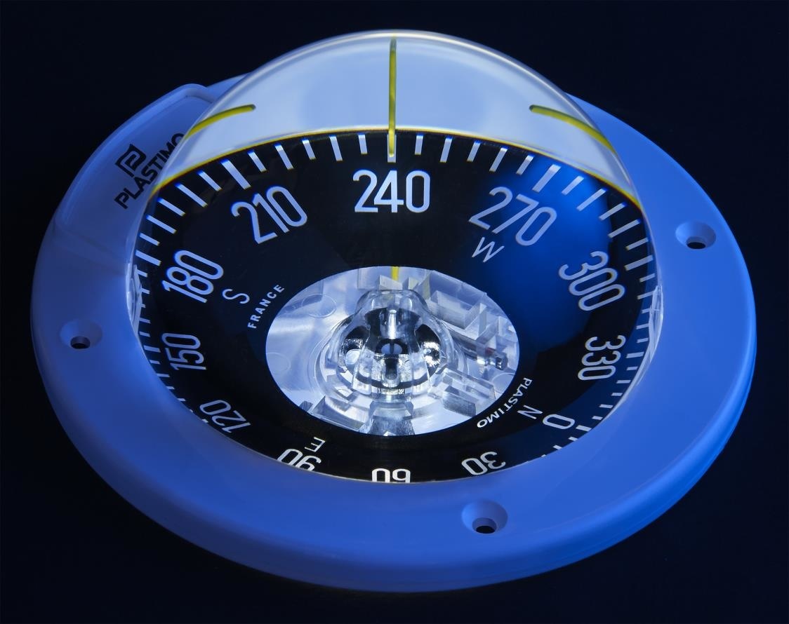 Kompas Olympic 100 wit huis/zwarte roos plat