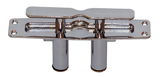 Klapkikker messing verchroomd 195/150 mm