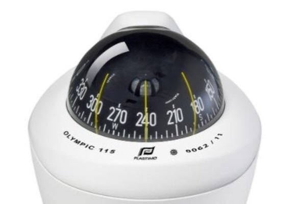 Kompas Olympic 115 wit huis/zwarte roos conisch