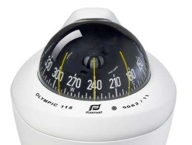 Kompas Olympic 115 wit huis/zwarte roos conisch