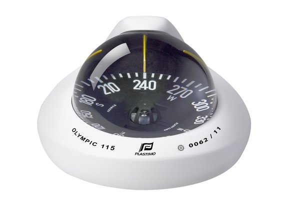 Olympic 115 wit/zwarte roos plat