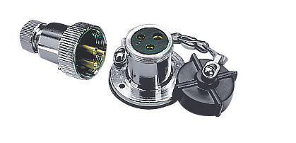 Waterdichte dekverbinding stekker en stopcontact 3A 3-polig