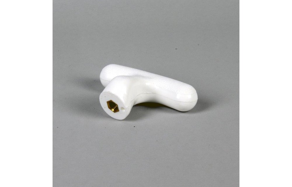 Hendel kunststof wit