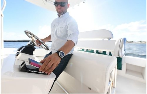 ROKK Active telefoonhouder met oplader draadloos (12/24V)