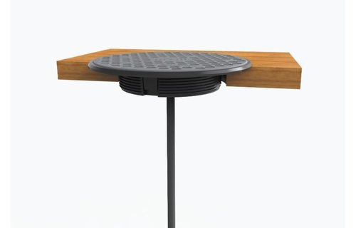 ROKK oplader draadloos en waterdicht opbouw 4 mm (12/24V)