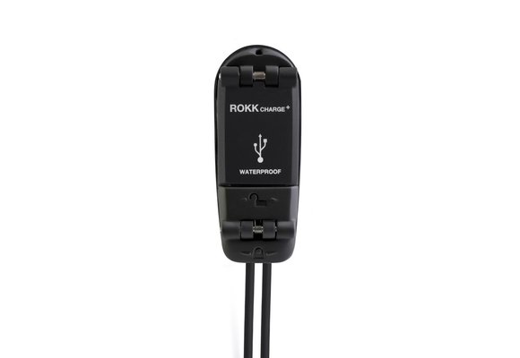 ROKK snellader waterdicht IPX6 2 USB aansluitingen zwart