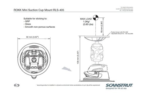 ROKK Mini basis met zuignap