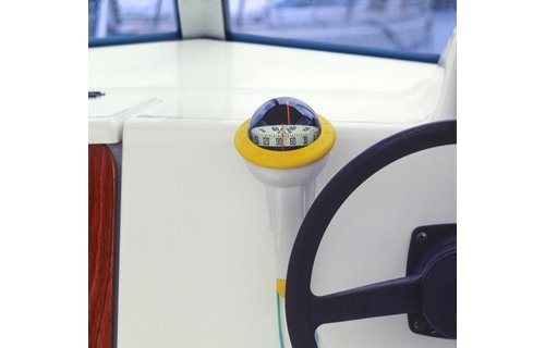 Iris 100 handpeilkompas met licht/geel