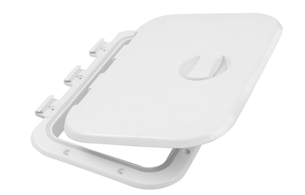 Toegangsluik 374 x 374 mm wit