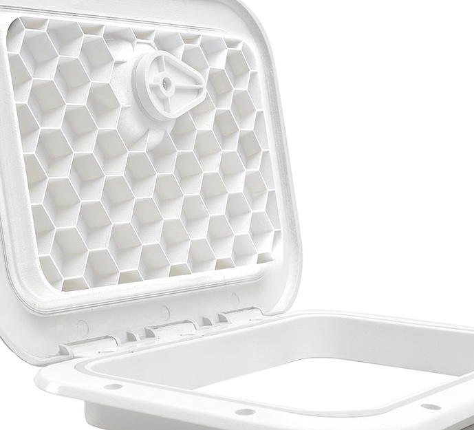 Toegangsluik 374 x 374 mm wit