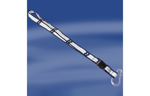 Zeildoek keycord / lanyard Sea Cord 2,5 cm navy