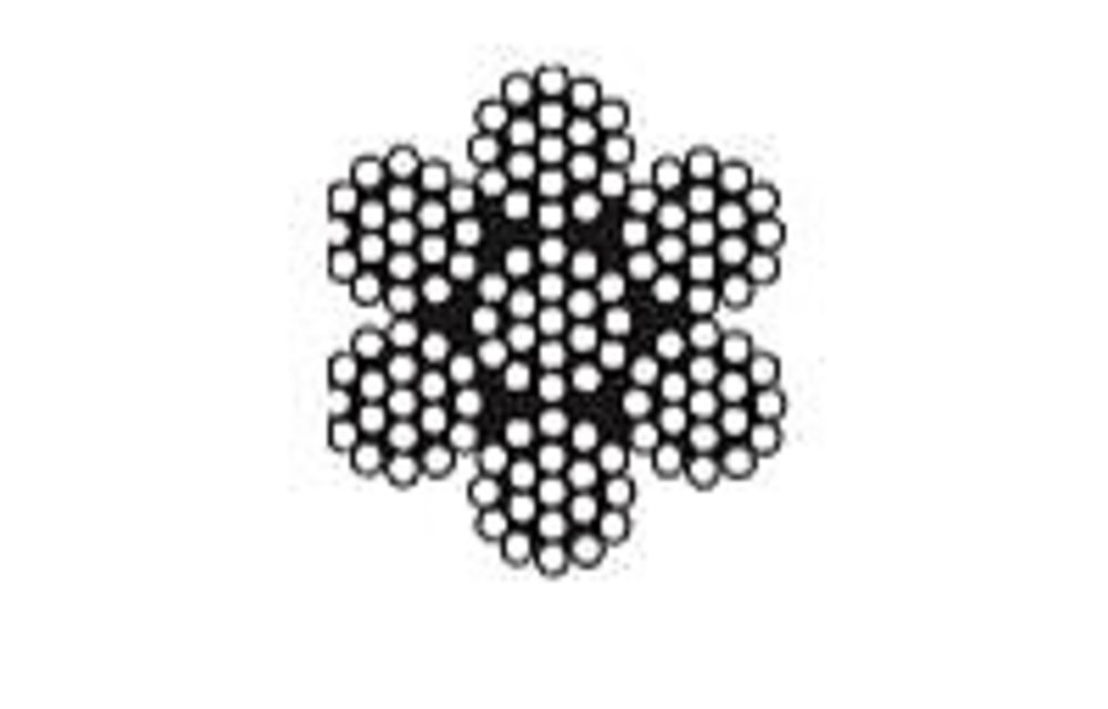 Staaldraad RVS 316, 2 mm 7x19