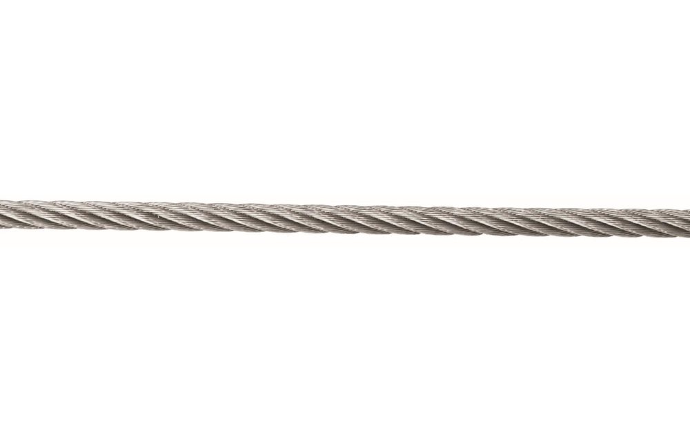 Staaldraad RVS 316, 6 mm 7x19 100 mtr