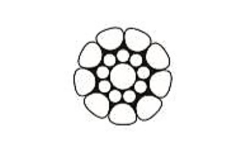 Staaldraad RVS 316, 10 mm 1x19 compact