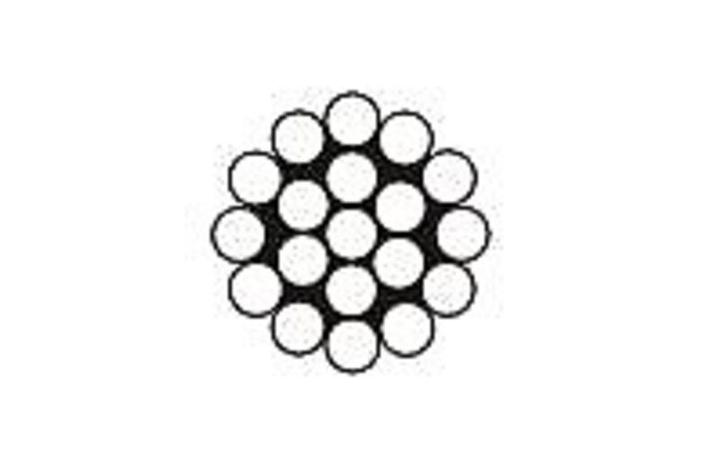 Staaldraad RVS 316, 4 mm 1x19