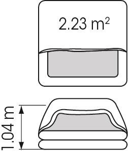 Reddingsvlot Transocean ISO 6 pers, >24h container