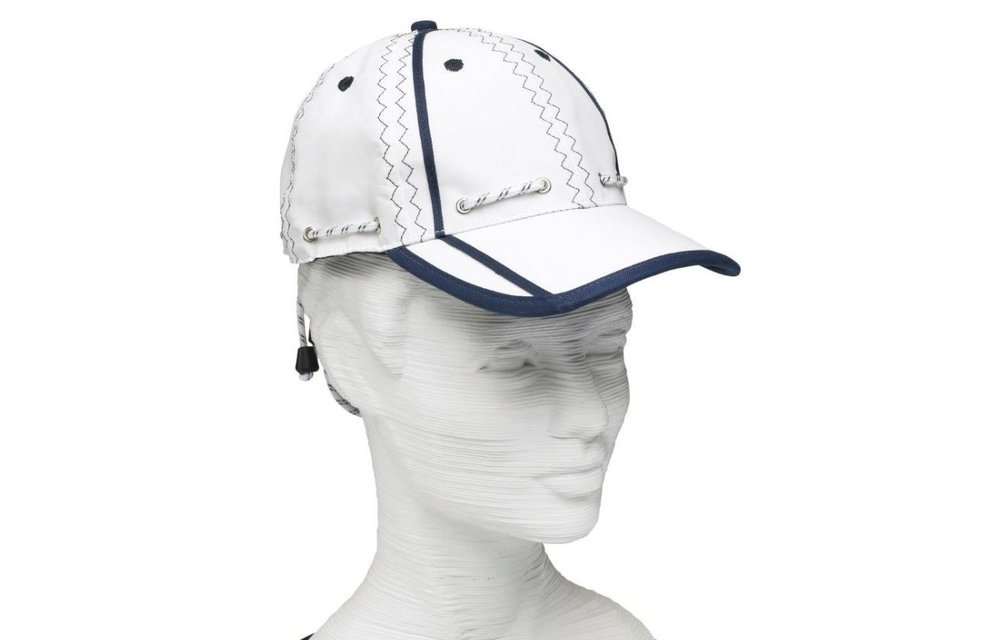 Zeildoek zeilcap met klem Sea Baseballcap navy