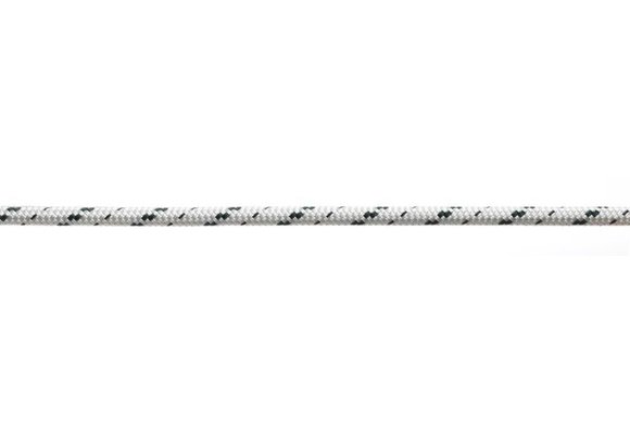 Doublebraid 6 mm wit/groen