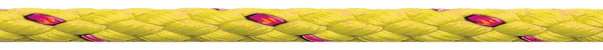 Waterski lijn 7 mm geel