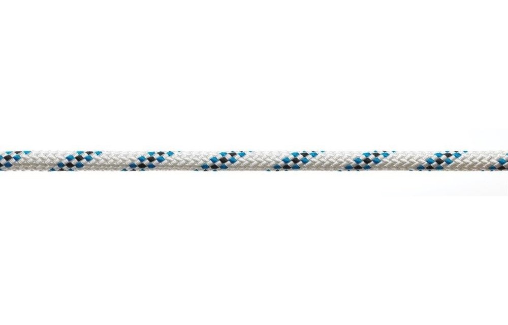 Marlowbraid 10 mm wit/blauw