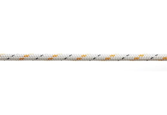 Doublebraid 12 mm wit/geel