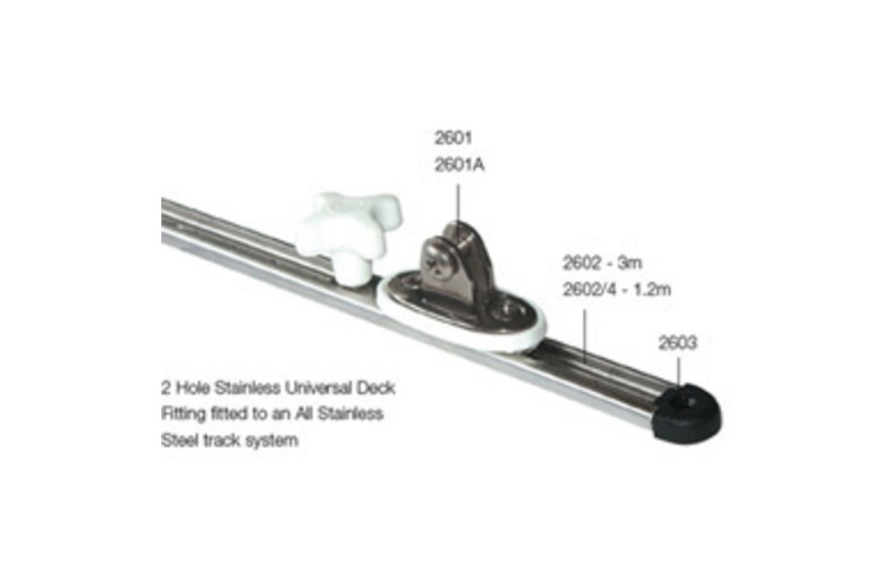 Eindkap RVS biminitrack