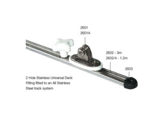 Eindkap RVS biminitrack