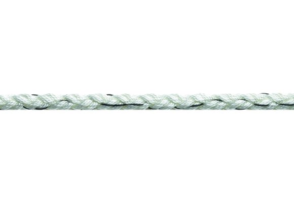 Multiplait polyester 14 mm wit