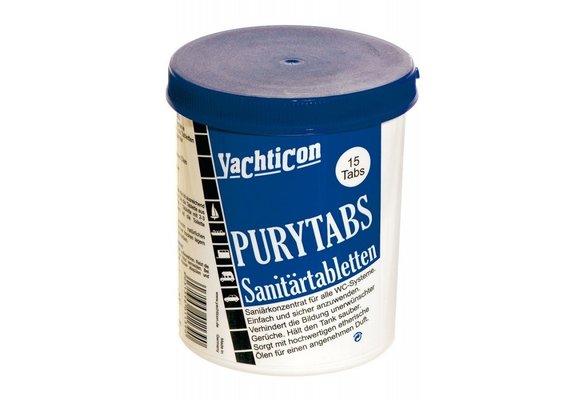 Pury Tabs sanitair tabletten 15 x 25 gr