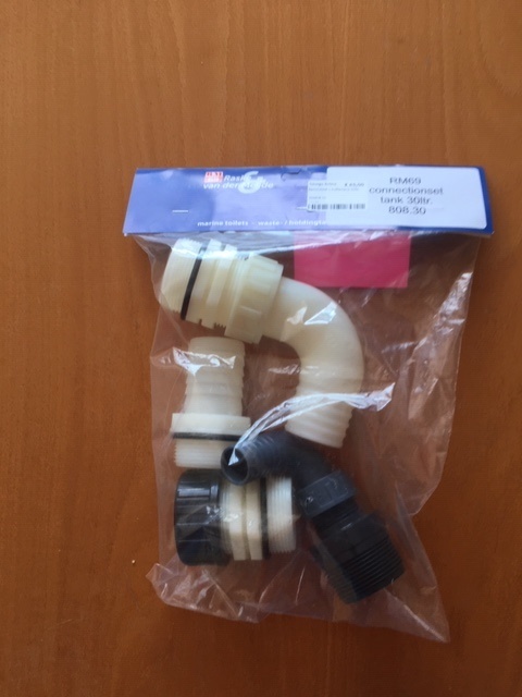 Aansluitset voor buffertank 30 ltr