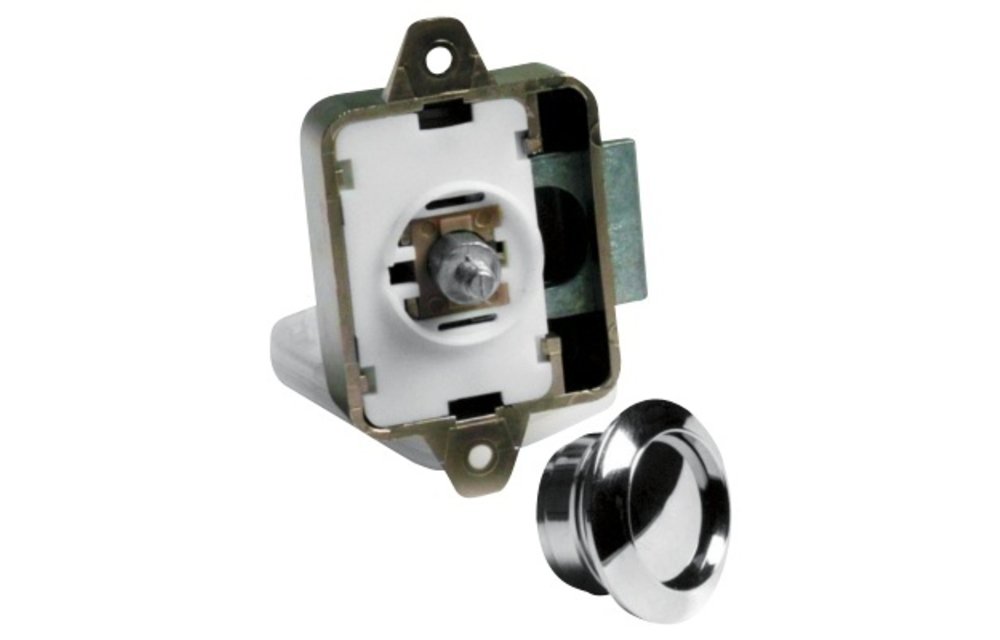 Drukknopslot voor deurdikte 16 mm