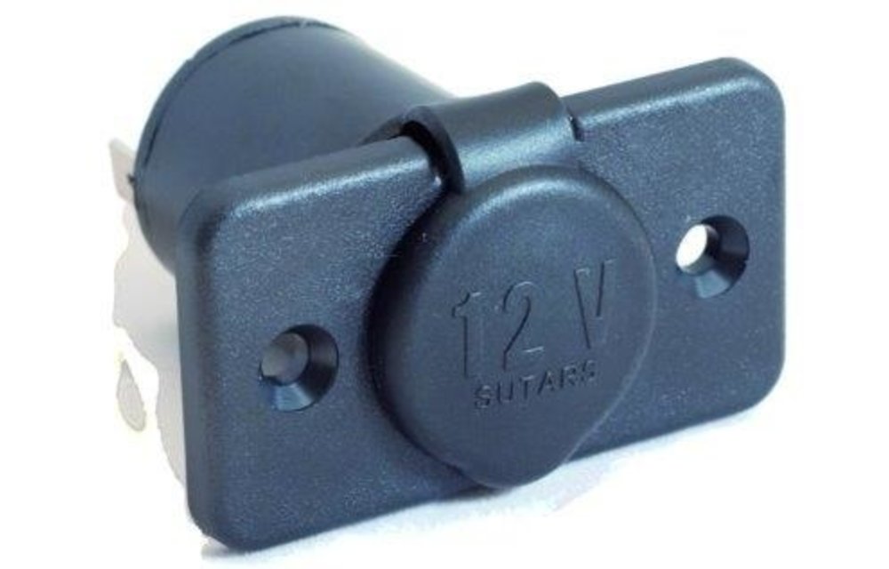 Aansteker stekkerdoos rechthoekig zwart 12V 16A