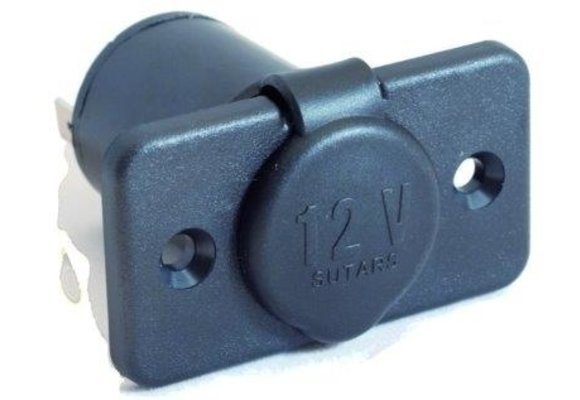 Aansteker stekkerdoos rechthoekig zwart 12V 16A