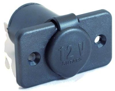 Aansteker stekkerdoos rechthoekig zwart 12V 16A