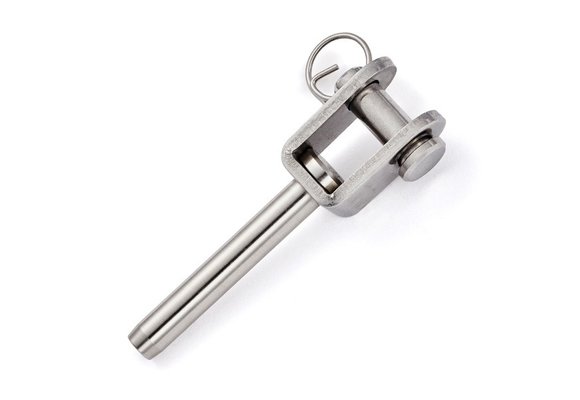 Gaffelterminal RVS tbv, zeeling 4 mm