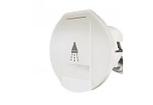 Behuizing doucheset wit rond