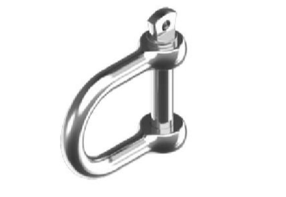 D-sluiting breed RVS 10 mm (10)