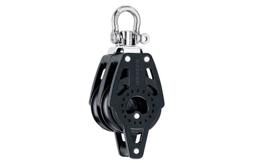 40C 2-schijfsblok met hondsvot en wartel