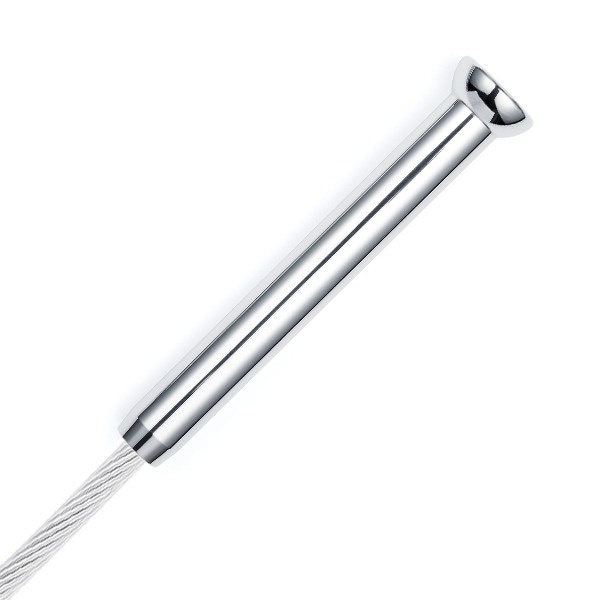 Balterminal RVS 10 mm, bal 27,6 mm