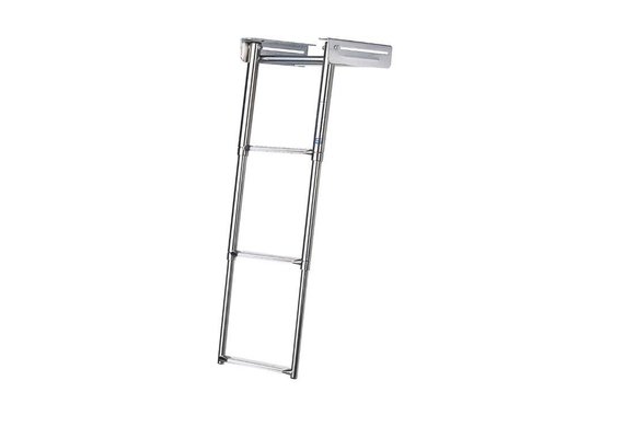 Zwemplatformtrap RVS opvouwbaar 3 treden