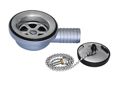 Afvoer wasbak 25 mm hoek aansluiting